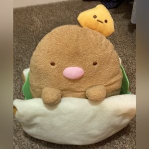 San-X Sumikko Gurashi 12” sandwich plushie, NWOT